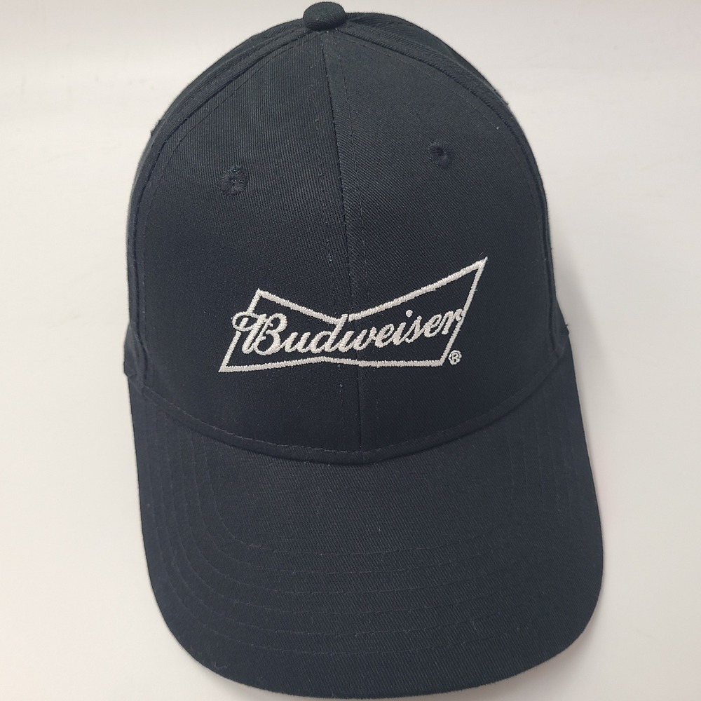 Budweiser Hat Snapback Black White Beermaster Tour Merrimack New Hampshire Men